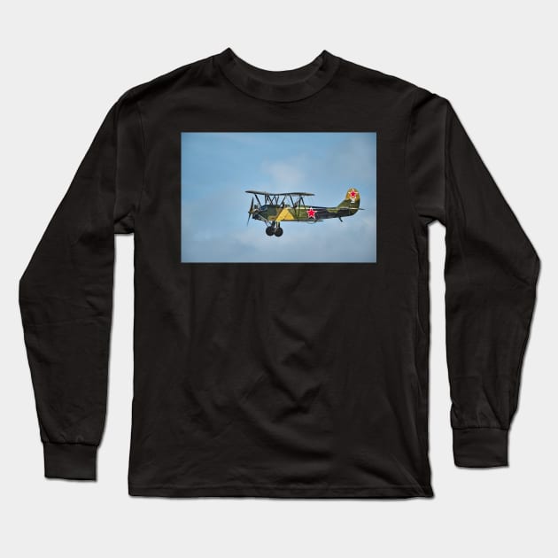 Polikarpov Po2 Long Sleeve T-Shirt by richard49